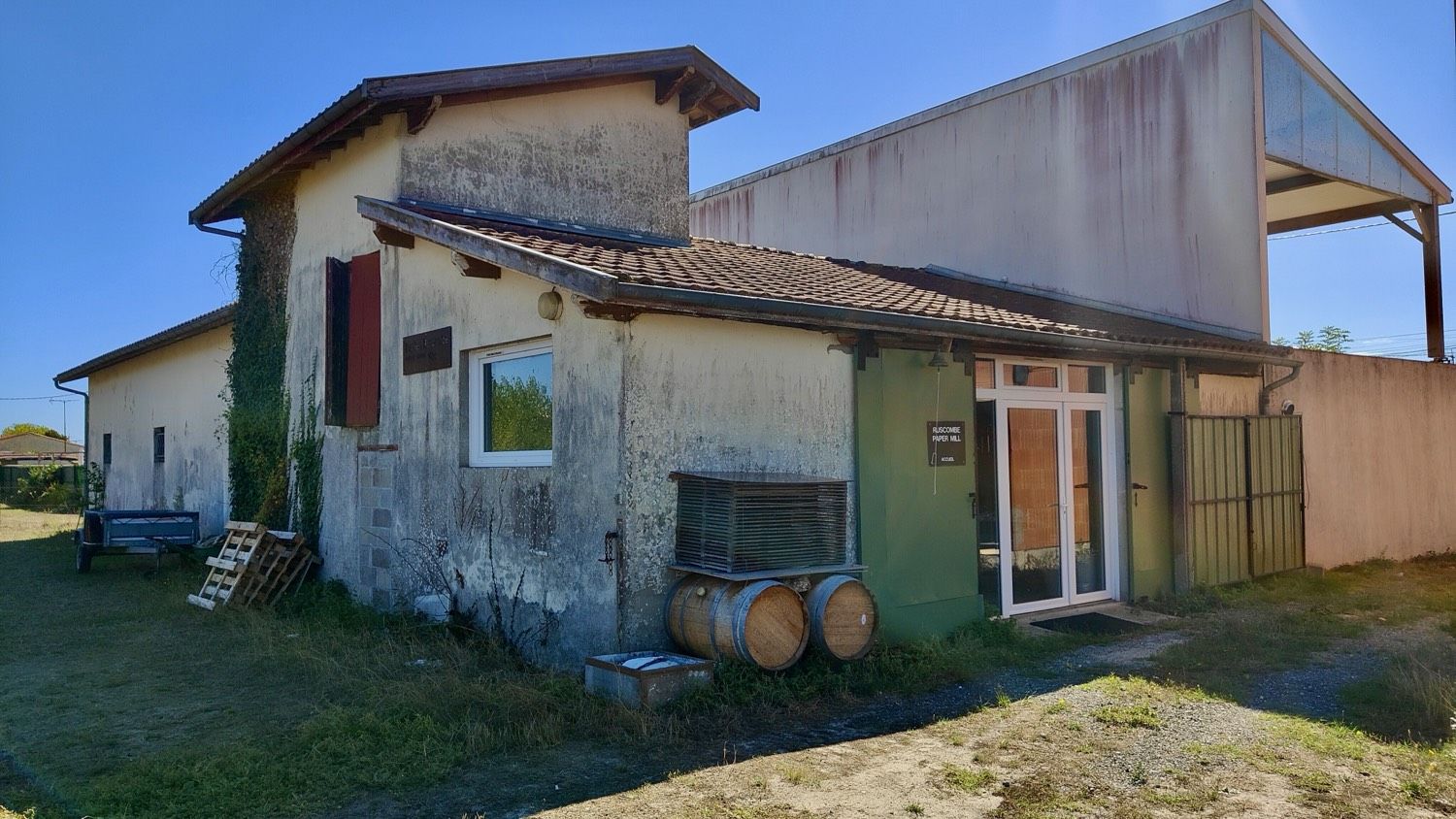 L'atelier de Papiers Ruscombe à Margaux-Cantenac.
